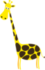 Cute Cartoon Giraffe Clip Art